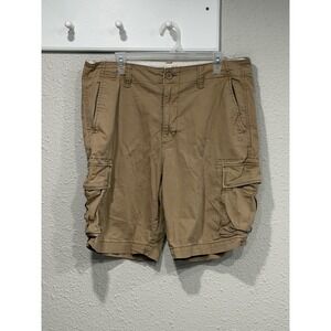Old Navy Lived-In Straight Cargo Shorts Mens 36 Built-In Flex Casual Gorpcore